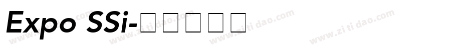 Expo SSi字体转换